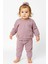 Kız Bebek 2'li Eşofman Takımı Alt - Üst Takım Pamuklu Kumaş 1