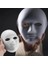 Beyaz Renk Boyanabilir Anonim Tam Yüz Cosplay Maske 24X18 cm 2