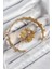 Pirinç Topcuk Model Gold Renk Bileklik Yüzük Set - Lisinya 2
