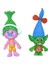 Trolls Yağmur Ormanı Şans Bebekleri 2 Li Figür - TBG256562/YEŞİL-PEMBE (Lisinya) 1