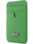 iPhone 17 Pro Kılıf Lacoste Lisanslı M-Safeli Pu Pike Desenli Metal Logolu Kartlıklı Kapak Yeşil 6
