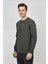 Erkek Büyük Beden Sıfır Yaka Selanik Sweatshirt BGL-ST04871 1