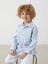 Yeni Sezon Uzun Kollu Çizgili Erkek Çocuk Gömlek 1