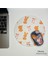 Sevimli Tavşan Desenli Mouse Pad, 19 Cm, Kaymaz Taban, Ev Ofis ve Oyun Için Rahat ve Yumuşak Mousepad 2