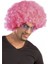 Pembe Renk Kıvırcık Afro Bonus Parti Peruğu 2