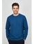 Erkek Büyük Beden Sıfır Yaka Selanik Sweatshirt BGL-ST04871 1