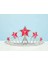 Kırmızı Yıldız Taşlı Plastik Kraliçe Prenses Elsa Tacı Çocuk Boy - Lisinya 1