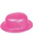 Pembe Renk Simli Melon Yuvarlak Parti Şapkası 24X26 cm 1