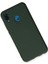 Huawei P20 Lite Kılıf Nano Içi Kadife Silikon - Koyu Yeşil 3
