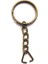 Anahtarlık Halkası, Halka + Zincir + Üçgen, 24MM, Antik, 1000 Adet 1