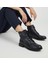 B260644 Hakiki Deri Siyah Kadın Bot 5