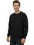 Erkek Sıfır Yaka Selanik Sweatshirt Regular Kalıp BGL-ST04870 1