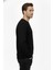 Erkek Sıfır Yaka Selanik Sweatshirt Regular Kalıp BGL-ST04870 4