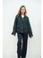 Ekose Kadife Yaka Ceket 2