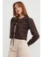 Bebe Yaka Önden Bağlamalı Crop Bluz 1