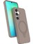 Samsung Galaxy S25 Regal Magsafe Standlı Kapak - Çöl Titanyum 1