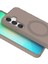 Samsung Galaxy S25 Regal Magsafe Standlı Kapak - Çöl Titanyum 4