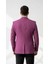 Mor Erkek Slim Fit Tek Düğmeli Blazer Ceket – Astarli, Şık ve Modern Kesim 2