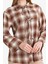 Regular Fit Dama Desenli Flanel Önden Bağlamalı Uzun Kollu Tunik 4
