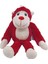 Peluş Maymun 40 cm - Yumuşak Peluş - G5501 - Kırmızı (Lisinya) 1