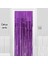 Işıltılı Duvar ve Kapı Perdesi Mor Renk 90X200 cm 1