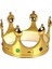 Plastik Kral Tacı Altın Renk Yetişkin Boy 55 cm 1