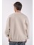 Fire Flame Oversize Fit Cepli Bisiklet Yaka Sweatshirt 5