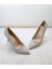 Kadın Stiletto Ayakkabı Taş Rengi 8.5 cm Topuk Boyu 1