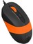 A4 Tech FM10 Optik 1600 Dpı,4 Buton, Çözünürlük Ayarlamalı Siyah/turuncu Mouse 3