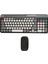 Klavye Mouse Kablosuz Klavye ve Rgb Mouse Set 2.4g ve Batarya Taşınabilir Hafif ve Tasarım ZYG-806 1