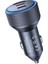 HP-780 105 Watt Araç Içi Şarj Cihazı 3.1A Pd 45 Watt Hızlı Şarj Aleti Metal Çakmaklık Şarj Type C 3-Port Işıklı 3
