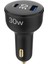 30W LED Ekranlı Type-C + Usb-A Araç Şarj Aleti & & Tablet Araç Içi Şarj Cihazı 3