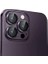 14 Pro / 14 Pro Max, 9h Safir Cam Kamera Metal Lens Koruyucu, Bllk, Koyu Mor 2