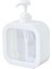 Plastik Sıvı Sabunluk, Beyaz Renk, 500 ml (1) 1