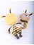 Bee Happy 2’li Arı Amigurumi Oyuncak Seti – Doğal Pamuklu & Ahşap Bebek Oyuncak & Çıngırağı | Hoogie Premium Baby 4