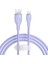 Pudding Hızlı Şarj Özellikli Kablo 2.4A 1.2 Metre, Mor 2