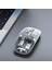 Şeffaf Kablosuz Mouse USB Reciever ile Bağlan Modern Transparan Tasarım ile Tarzını Yansıt M233 (Gri) 2