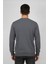 Erkek Büyük Beden Sıfır Yaka Selanik Sweatshirt BGL-ST04871 2
