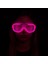 Pembe LED Işıklı Parti Gözlüğü - Neon Glow Şerit Gözlük 3 Modlu 2
