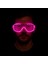 Pembe LED Işıklı Parti Gözlüğü - Neon Glow Şerit Gözlük 3 Modlu 3