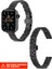 Apple Watch 4/5/6/7/8/9/10/se/ultra/ultra2/ultra3 44MM/45MM/49MM ve Seri 10/11 46MM Uyumlu Metal Kordon 1
