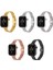 Apple Watch Seri 2/3/4/5/6/7/8/9/se 38MM 40MM 41MM ve Seri 10/11 42MM Uyumlu Metal Kordon 3
