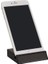 2k Cep Telefonu Stand, Deri Kaplı, Siyah 1