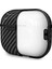 Apple Airpods Pro 3 Uyumlu Karbonfiber Dokulu Darbelere Karşı Korumalı Askı Aparatlı Silikon Kılıf 2