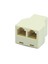 Çoklayıcı 2 Port Telefon Çoklayıcı 2 Li Hat Çoklayıcı Telefon Hat Çoğaltıcı 1