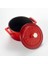 Metal Döküm Mini Tencere, 10 Cm, 0.35 L Hacim, Kırmızı 3