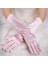 Uzun Boy Ekstra Parlak Saten Eldiven Pembe Renk - Lisinya 2