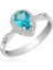 Hk Gümüş Kadın Yüzük Turkuaz Damla Taşlı |Gümüş Takı Hediyelik Ürünler 1