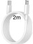 Type-C (Usb-C) To Şarj Kablosu 20W Transfer ve Hızlı Şarj Kablosu 2 Metre Beyaz 14/13/12/11 Pro Max Mini X/xr/xs/x/8/7/6/6s/se Serileriyle Uyumlu Pd 2