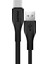 DLC4001A Usb-C Şarj ve Data Kablosu, Hızlı Şarj, 3A Yüksek Akım, 1 Metre, Dayanıklı Slikon Kablo (Siyah) 1